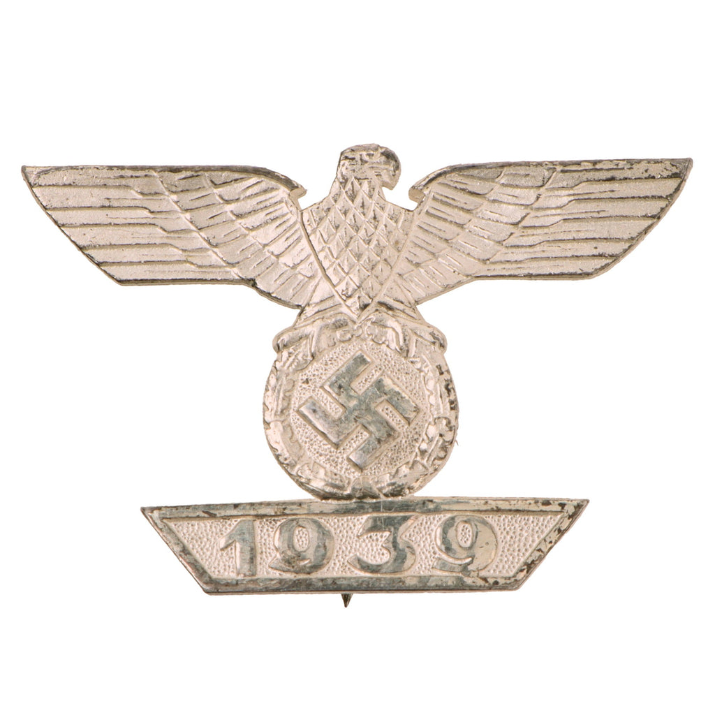 Original German WWII Clasp to the Iron Cross First Class 1939 by Wilhelm Deumer with Pinback - Spange zum Eisernen Kreuz Original Items