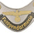 Original German WWII Excellent Feldgendarmerie Police Gorget with Phosphorescent Paint and Neck Chain Original Items