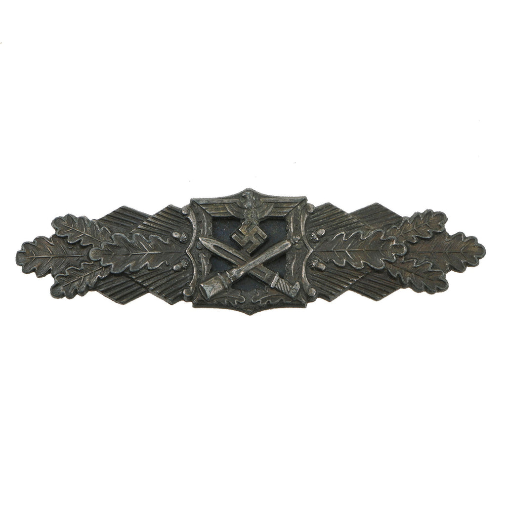 Original German WWII Close Combat Clasp in Bronze by Josef Feix & Söhne of Gablonz Original Items