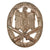 Original German WWII Early Silver Grade CupAl General Assault Badge - Unmarked Copper Aluminum Solid Back Original Items
