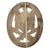 Original German WWII Early Silver Grade CupAl General Assault Badge - Unmarked Copper Aluminum Solid Back Original Items