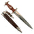 Original German WWII Excellent SA Dagger by Lauterjung & Sohn PUMA-Werk with Scabbard and Hanger - RZM M7/27 Original Items