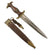 Original German WWII Early SA Dagger by Rare Maker August Bickel of Steinbach-Hallenberg with Repaired Scabbard and Hanger Original Items