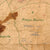 Original U.S. WWI 313th Field Artillery-Captured German Artillery Map of Verdun Area Taken from German Officer Attempting to Destroy it - Blood-Stained - 25 ½ x 33” Original Items