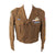 Original U.S. WWII Named 508th PIR 82nd Airborne Division Uniform Ike Jacket with Star-Embedded Paratrooper Wings & Ribbon Bar - Harold Allen Hughes Original Items