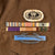 Original U.S. WWII Named 508th PIR 82nd Airborne Division Uniform Ike Jacket with Star-Embedded Paratrooper Wings & Ribbon Bar - Harold Allen Hughes Original Items