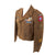 Original U.S. WWII Named 508th PIR 82nd Airborne Division Uniform Ike Jacket with Star-Embedded Paratrooper Wings & Ribbon Bar - Harold Allen Hughes Original Items