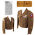 Original U.S. WWII Named 508th PIR 82nd Airborne Division Uniform Ike Jacket with Star-Embedded Paratrooper Wings & Ribbon Bar - Harold Allen Hughes Original Items