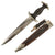 Original German WWII Early M33 SS Dagger by Richard Abr. Herder with Scabbard and SS-Marked Hanger Original Items