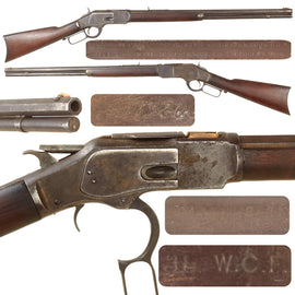 Original U.S. Winchester Model 1873 .38-40 Lever-Action Repeating Rifle Made in 1893 with 24" Octagonal Barrel, Serial No. 443920B