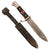 Original German WWII 1938 dated Transitional HJ Knife with Motto by Robert Klaas with Scabbard - RZM M7/37 Original Items