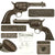 Original U.S. Colt .32-20 W.CF. Single Action Army Revolver Made in 1891 with 4 3/4" Barrel and Factory Letter - Serial 141352 Original Items