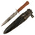 Original French WWI U.S. Stamped M1916 Type 2 Fighting Knife Stamped “Le Vengeur de 1870” with WWII Era Sheath - Extremely Rare Original Items