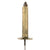 Original U.S. WWII Reissued Cut Down M1918 Mark I Trench Knife by AU LION with Leather Sheath Original Items