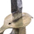 Original U.S. WWII Reissued Cut Down M1918 Mark I Trench Knife by AU LION with Leather Sheath Original Items