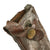 Original U.S. WWII Reissued Cut Down M1918 Mark I Trench Knife by AU LION with Leather Sheath Original Items