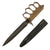 Original U.S. WWI Model 1918 Mark I Trench Knife by L. F. & C. with Matching Steel Scabbard