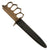 Original U.S. WWI Model 1918 Mark I Trench Knife by L. F. & C. with Matching Steel Scabbard