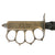 Original U.S. WWI Model 1918 Mark I Trench Knife by L. F. & C. with Matching Steel Scabbard