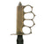 Original U.S. WWI Model 1918 Mark I Trench Knife by L. F. & C. with Matching Steel Scabbard