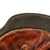 Original German WWII Heer Army No Decal M42 KIA Shot Through Helmet with 57cm Damaged Liner - Stamped hkp64 Original Items