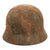 Original German WWII Heer Army No Decal M40 Sawdust Textured Camouflage Helmet with 1943 Dated 57cm Liner - Stamped Q64 Original Items
