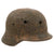 Original German WWII Ground Dug Battle Damaged M40 Heer Army Single Decal Relic Helmet - Size 64 Shell