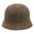 Original German WWII Ground Dug Battle Damaged M40 Heer Army Single Decal Relic Helmet - Size 64 Shell