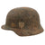 Original German WWII Ground Dug Battle Damaged M40 Heer Army Single Decal Relic Helmet - Size 64 Shell