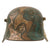 Original Imperial German WWI U.S. Souvenir Painted M16 Stahlhelm Helmet with M17 Liner Band - ET64 Original Items