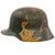 Original Imperial German WWI U.S. Souvenir Painted M16 Stahlhelm Helmet with M17 Liner Band - ET64 Original Items