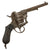 Original U.S. Civil War Era Belgian Engraved 9mm Pinfire 12 Shot Double Action Revolver Retailed by Bertonnet of Buenos Aires - Circa 1860 Original Items