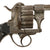 Original U.S. Civil War Era Belgian Engraved 9mm Pinfire 12 Shot Double Action Revolver Retailed by Bertonnet of Buenos Aires - Circa 1860 Original Items