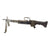 Original U.S. Vietnam War M60 Demilled Receiver Display Machine Gun with Feed Tray Side Hanger - Constructed from Original USGI Parts Original Items