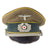 Original German WWII Rare Heer Army Panzergrenadier Officer Schirmmütze Visor Crush Cap by EREL Original Items