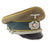 Original German WWII Rare Heer Army Panzergrenadier Officer Schirmmütze Visor Crush Cap by EREL Original Items