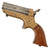 Original U.S. Sharps Model 1A .22 Rimfire 4 Barrel Brass Frame Pepperbox Pistol with Wooden Grips - Serial 23319 Original Items