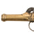Original Victorian Era Belgian Brass Percussion Pocket Pistol with Bag Grip & Liège Proof - Circa 1845