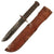 Original U.S. WWII USMC Rare “Red Spacer” Mark 2 KA-BAR Fighting Knife by Robeson Shuredge with Leather Scabbard - Extremely Scarce Original Items