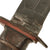 Original U.S. WWII USMC Rare “Red Spacer” Mark 2 KA-BAR Fighting Knife by Robeson Shuredge with Leather Scabbard - Extremely Scarce Original Items