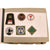 Original U.S. WWII Era U.S. Army Embroidered Insignia Album with 352 Patches Total with Some Custom Additions - 11 ½ x 15 ½” Original Items