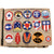 Original U.S. WWII Era U.S. Army Embroidered Insignia Album with 352 Patches Total with Some Custom Additions - 11 ½ x 15 ½” Original Items