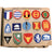 Original U.S. WWII Era U.S. Army Embroidered Insignia Album with 352 Patches Total with Some Custom Additions - 11 ½ x 15 ½” Original Items
