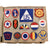 Original U.S. WWII Era U.S. Army Embroidered Insignia Album with 352 Patches Total with Some Custom Additions - 11 ½ x 15 ½” Original Items
