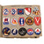 Original U.S. WWII Era U.S. Army Embroidered Insignia Album with 352 Patches Total with Some Custom Additions - 11 ½ x 15 ½” Original Items