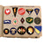Original U.S. WWII Era U.S. Army Embroidered Insignia Album with 352 Patches Total with Some Custom Additions - 11 ½ x 15 ½” Original Items