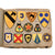 Original U.S. WWII Era U.S. Army Embroidered Insignia Album with 352 Patches Total with Some Custom Additions - 11 ½ x 15 ½” Original Items