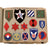 Original U.S. WWII Era U.S. Army Embroidered Insignia Album with 352 Patches Total with Some Custom Additions - 11 ½ x 15 ½” Original Items