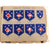 Original U.S. WWII Era U.S. Army Embroidered Insignia Album with 352 Patches Total with Some Custom Additions - 11 ½ x 15 ½” Original Items