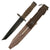 Original U.S. GWoT USMC Combat Experimental Tanto Blade M11 EOD Bayonet with Scabbard by Ontario Knife Co. Original Items
